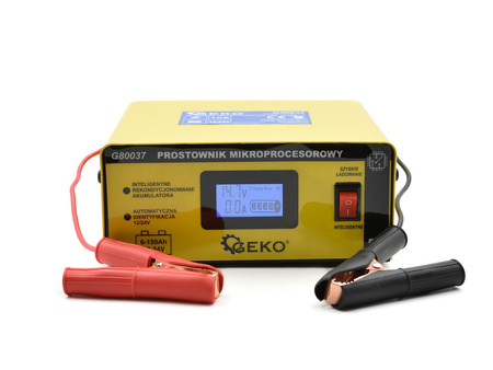 Prostownik mikroprocesorowy LCD 12/24V