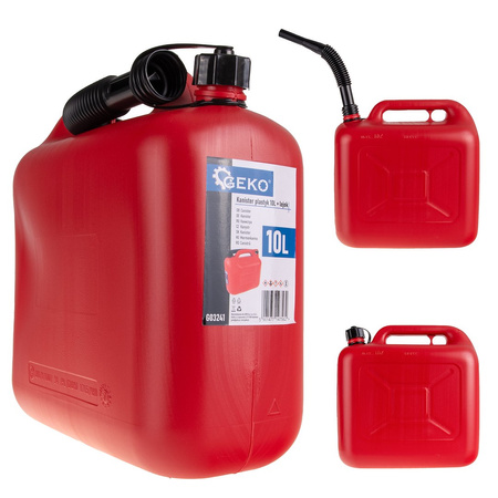 Kanister HDPE 10L z lejkiem