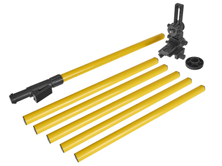 Kolumna rozporowa teleskopowa do lasera 420cm + adapter do skosów