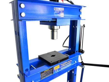 #Prasa hydrauliczna 20T z manometrem i pompą nożną(1/3cz.)