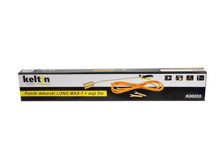 Palnik dekarski MAX-1XX (dł.850mm) + 5m wąż KELTIN