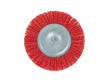 Szczotka boczna nylon trzpień  100mm (100)
