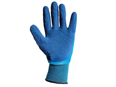 Rękawice robocze wodoodporne poliester – lateks