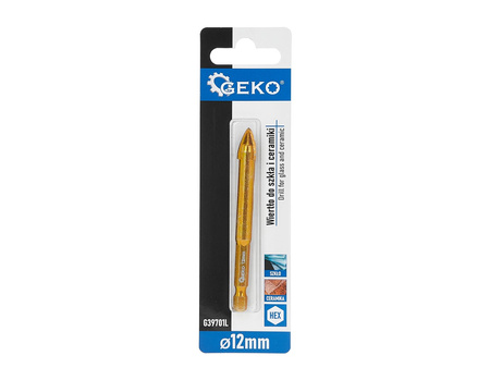 Wiertło do szkła i ceramiki HEX 12mm