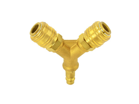 Rozdzielacz-trójnik szybkozłączka 1/4"