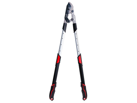 Sekator teleskopowy do gałęzi z przekładnią i ostrzem mijającym 730-970mm 65Mn PTFE