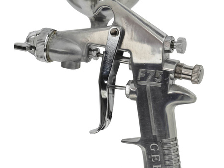Pistolet lakierniczy wysokociśnieniowy F75 300ml zbiornik górny