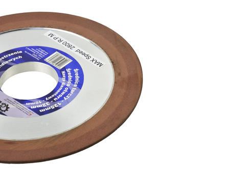 Tarcza do ostrzenia widii, pił, noży 125x32x10x8mm PREMIUM