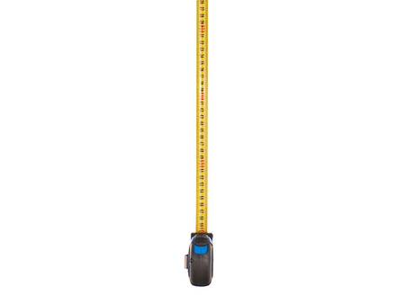 Miara gumowana zwijana dwustronna stalowa z blokadą 5m x 19mm GEKO