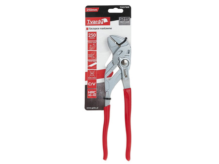 Szczypce nastawne uniwersalne - regulowane 250mm 52mm CrV