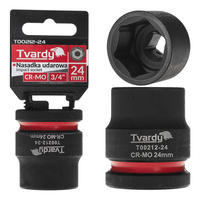 WYTRZYMAŁA NASADKA UDAROWA KRÓTKA 3/4" 24mm CR-MO TVARDY