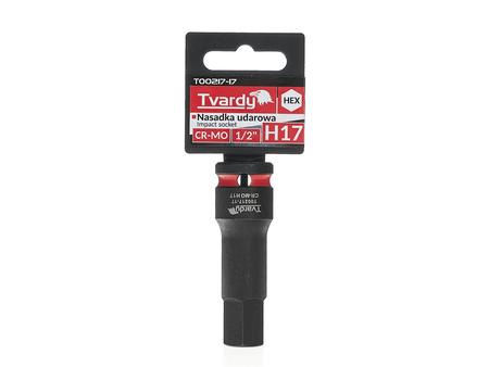 WYTRZYMAŁA NASADKA UDAROWA TRZPIENIOWA HEX H17 1/2” CR-MO TVARDY