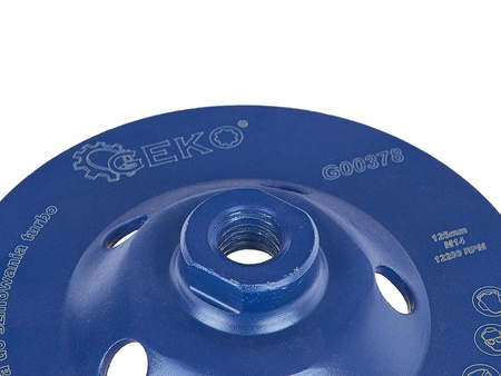 Tarcza diamentowa do szlifowania 125mm M14 turbo GEKO