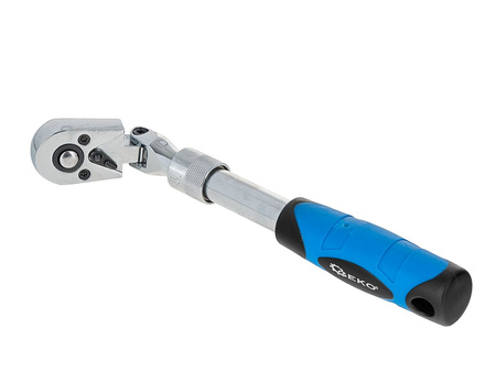 Grzechotka łamana teleskopowa 1/4" 210-278mm 72T CrV