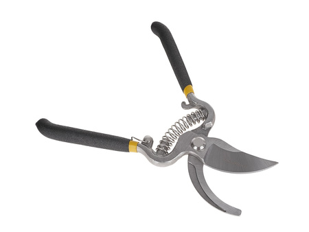 Sekator ogrodowy 200mm stalowy czarna rączka