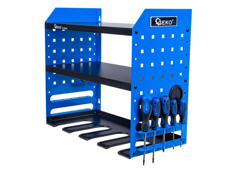 Metalowa 4-gniazdowa półka na elektronarzędzia