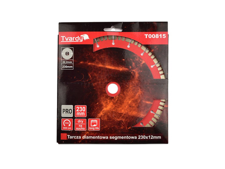 Tarcza diamentowa segmentowa 230x12mm (25)