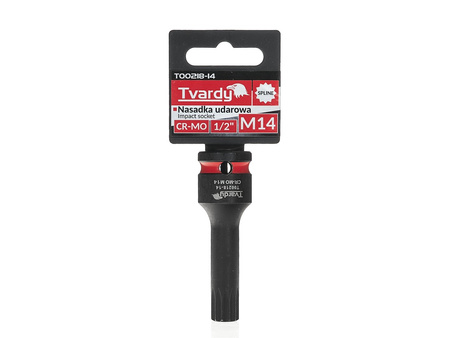 WYTRZYMAŁA NASADKA UDAROWA TRZPIENIOWA TORX T30 1/2” CR-MO TVARDY