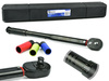 Klucz dynamometryczny 1/2" 28-210nm + nasadki alu 3el.  Black HD (10)