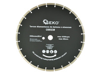Tarcza diamentowa do betonu 350 x 25,4mm z otworem GEKO