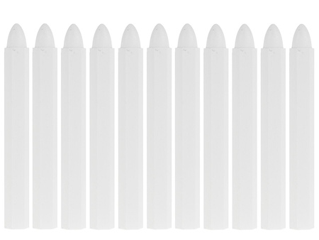 Kreda wodoodporna do opon biała 12x110mm – zestaw 10szt. (12/120)