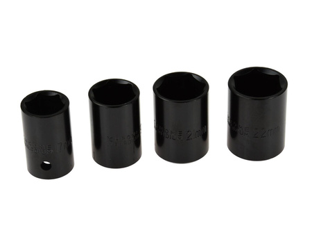 Klucz udarowy elektryczny 1/2" new design + nasadki