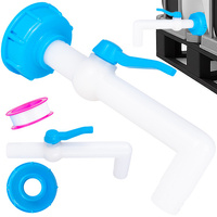 Zestaw – IBC nakrętka S60x6 + kran na wąż 25mm 90° – mauser