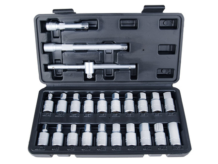 Zestaw kluczy do korków oleju 23 szt.