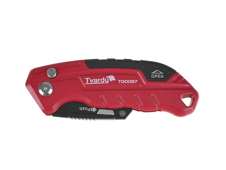 Nożyk składany FASTFOLD z ostrzem trapezowym 60x19x0.6mm SK2H TVARDY (10/60)