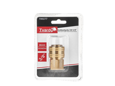 Szybkozłączka mosiężna GW 3/8" typ żeński (1/10/100)