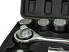 Zestaw kluczy nasadowych 21el. 3/4" 12-kąt.21-50mm /czarna walizka/