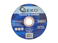 Tarcza do cięcia metalu 125 x 22,23 x 1,2 mm GEKO