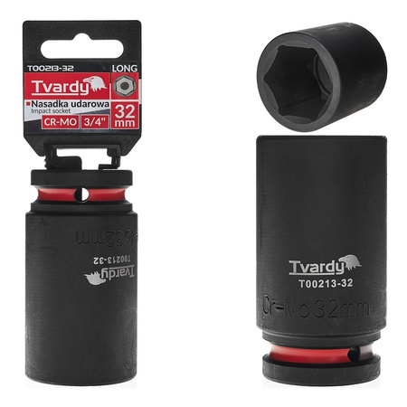 WYTRZYMAŁA NASADKA UDAROWA KRÓTKA 3/4" 41mm CR-MO TVARDY