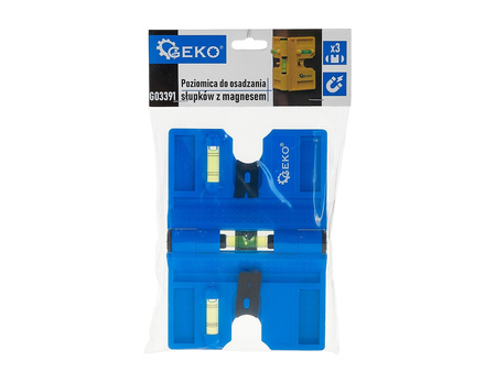 Poziomica do osadzania słupków z magnesem