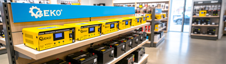 Prostownik mikroprocesorowy LCD 6/12V 15A