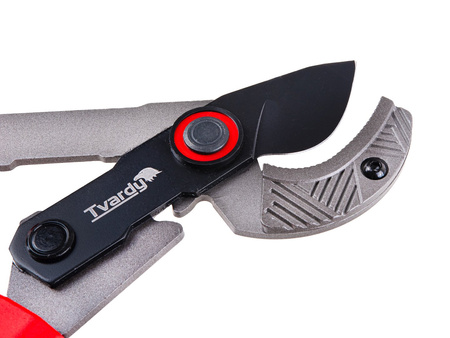 Sekator teleskopowy do gałęzi z przekładnią i ostrzem mijającym 730-970mm 65Mn PTFE