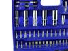 Zestaw kluczy nasadowych i torx 108el.CRV GEKO