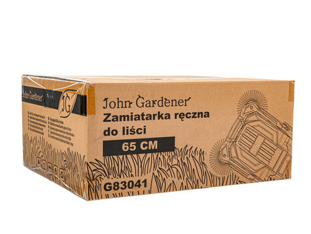 Zamiatarka ręczna do kostki/podjazdów 65cm JG