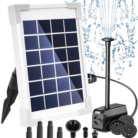 Pompa solarna pompka do oczka wodnego fontanna 2W
