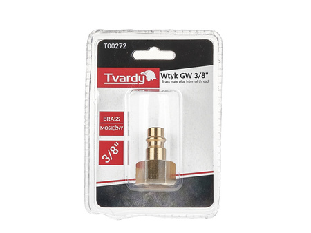 Wtyk mosiężny GW 3/8" typ męski (1/10/100)
