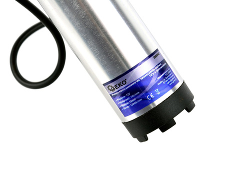 Pompa zanurzeniowa do spuszczania paliwa 12V 37mm z przewodem 3m