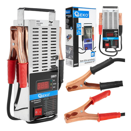 Tester LCD do sprawdzania akumulatorów 12V