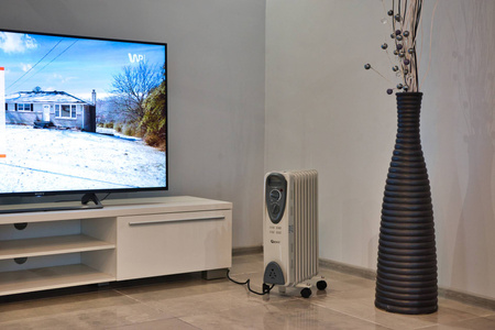 Grzejnik olejowy z regulacją i termostatem 9 żeber 2000W B57