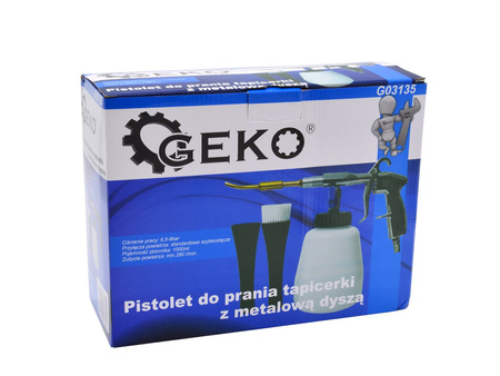 Pistolet do prania tapicerki z metalową dyszą